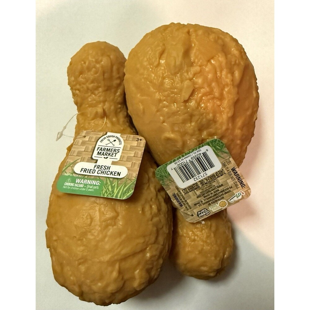 [1 PC] Sunny Days Squishy Fried Chicken Drumstick Fidget Toy Stress Relief NEW